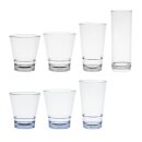 Olympia Kristallon Polycarbonat Hi Ball Gläser Transparent 360ml (6 Stück)
