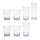 Olympia Kristallon Polycarbonat Hi Ball Gläser Transparent 360ml (6 Stück)
