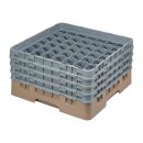 Cambro Gläserspülkorb beige mit 49 Fächern...