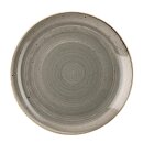 Churchill Stonecast Coupe Teller, rund, Pfefferkorngrau, 260 mm (12 Stück)