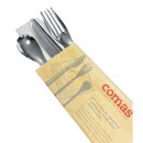 Comas Set Chuchillo Tenedor Einwegbesteck aus Edelstahl...