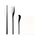 Comas Set Chuchillo Tenedor Einwegbesteck aus Edelstahl...