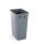 AmerBox Mülleimer 60L schmal - aus Polypropylen (PP), platzsparend & hygienisch, 455x315xH580 mm