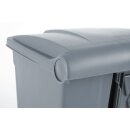 Tret-Abfalleimer, AmerBox, 68L, Hellgrau, 490x410x(H)660mm