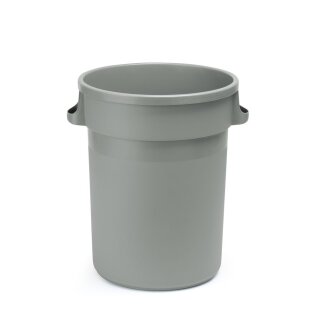 AmerBox Abfalleimer rund 80L - Ø490xH620 mm, aus Polypropylen, grau