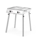 HENDI Gasgrill Xantos – 9,5 kW, 2 Brenner, ideal...
