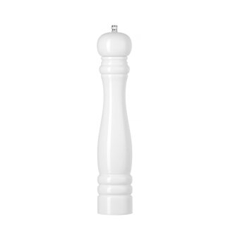 Salzmühle aus Holz, HENDI, Weiß, ø60x(H)315mm