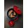 Emaillierter Gusseisentopf, HENDI, 3,7L, Rot, 317x240x(H)105mm