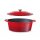 Emaillierter Gusseisentopf, HENDI, 6,88L, Rot, 405x255x(H)134mm