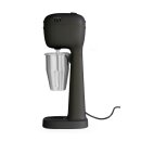 Milkshake Mixer Design by Bronwasser - inkl. Edelstahlbecher, 0,5 Liter, Schwarz
