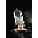 Glaskuppel mit Belüftung, HENDI, Cocktail-Glosche, ø150x(H)280mm