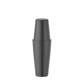Tin-on-Tin Boston Shaker, BarUp, 0,8L, Schwarz, ø90mm