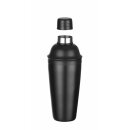 Cobbler Shaker, 3-teilig, BarUp, Schwarz,...