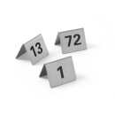 Tischnummern, HENDI, Nummer 1-12, 50x35x(H)40mm