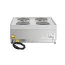 Buffalo 600 Series 4-Platten-Elektroherd