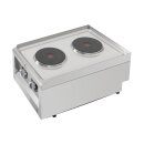 Buffalo 600 Series 2-Platten-Elektroherd