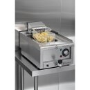Gastro Fritteuse mit Ablasshahn - 8 Liter, Tischmodell, 6 kW
