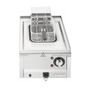 Gastro Fritteuse mit Ablasshahn - 8 Liter, Tischmodell, 6 kW