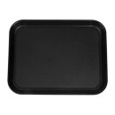 Cambro Epictread rechteckiges rutschfestes Fiberglastablett schwarz 35x27cm