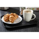 Cambro Epictread rechteckiges rutschfestes Fiberglastablett schwarz 35x27cm