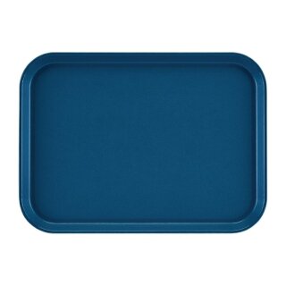 Cambro Epictread rechteckiges rutschfestes Fiberglastablett blau 35x27cm