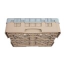 Cambro Gläserspülkorb beige mit 16 Fächern max Glashöhe 9,2cm