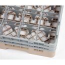 Cambro Gläserspülkorb beige mit 16 Fächern max Glashöhe 13,3cm