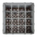 Cambro Gläserspülkorb beige mit 16 Fächern max Glashöhe 25,7cm