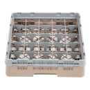 Cambro Gläserspülkorb beige mit 25 Fächern...