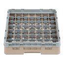 Cambro Gläserspülkorb beige mit 49 Fächern...