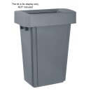 Jantex Slim Mülleimer Grau 60Ltr