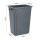 Jantex Slim Mülleimer Grau 60Ltr