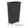 Jantex Slim Mülleimer Schwarz 80Ltr