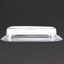 APS Tablett mit LURAN®-Deckel rechteckig - Edelstahl und Polycarbonat, 42 x 31 x 9 cm