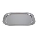 APS Tablett mit LURAN®-Deckel rechteckig - Edelstahl und Polycarbonat, 42 x 31 x 9 cm