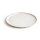 Olympia Canvas runder Teller mit schmalem Rand weiß 26,5cm