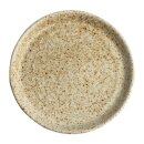 Olympia Canvas runder Teller mit schmalem Rand Weizen 18cm