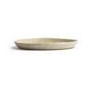 Olympia Canvas runder Teller mit schmalem Rand Weizen 18cm
