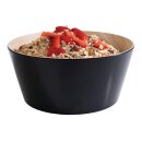 APS Frida Schale Holz & Schwarz 150(Ø)mm 450ml