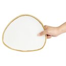 Olympia Kiln dreieckige Teller Kreideweiß 23cm (6 Stück)