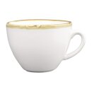 Olympia Kiln Cappuccinotassen Kreideweiß 23cl (6...