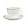 Olympia Kiln Cappuccinotassen Kreideweiß 23cl (6 Stück)