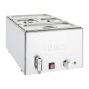 Buffalo Bain Marie mit Ablasshahn und Schalen