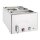 Buffalo Bain Marie mit Ablasshahn und Schalen