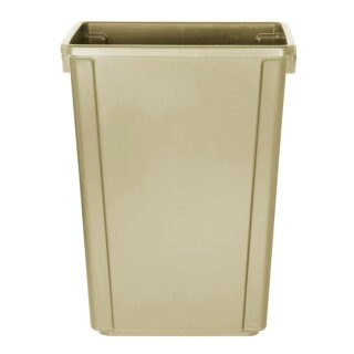 Jantex Slim Mülleimer Beige 60Ltr