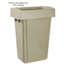 Jantex Slim Mülleimer Beige 60Ltr