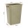 Jantex Slim Mülleimer Beige 60Ltr