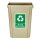 Jantex Slim Mülleimer Beige 60Ltr
