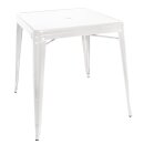 Bolero Bistro quadratischer Stahltisch weiß 668 mm