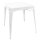 Bolero Bistro quadratischer Stahltisch weiß 668 mm